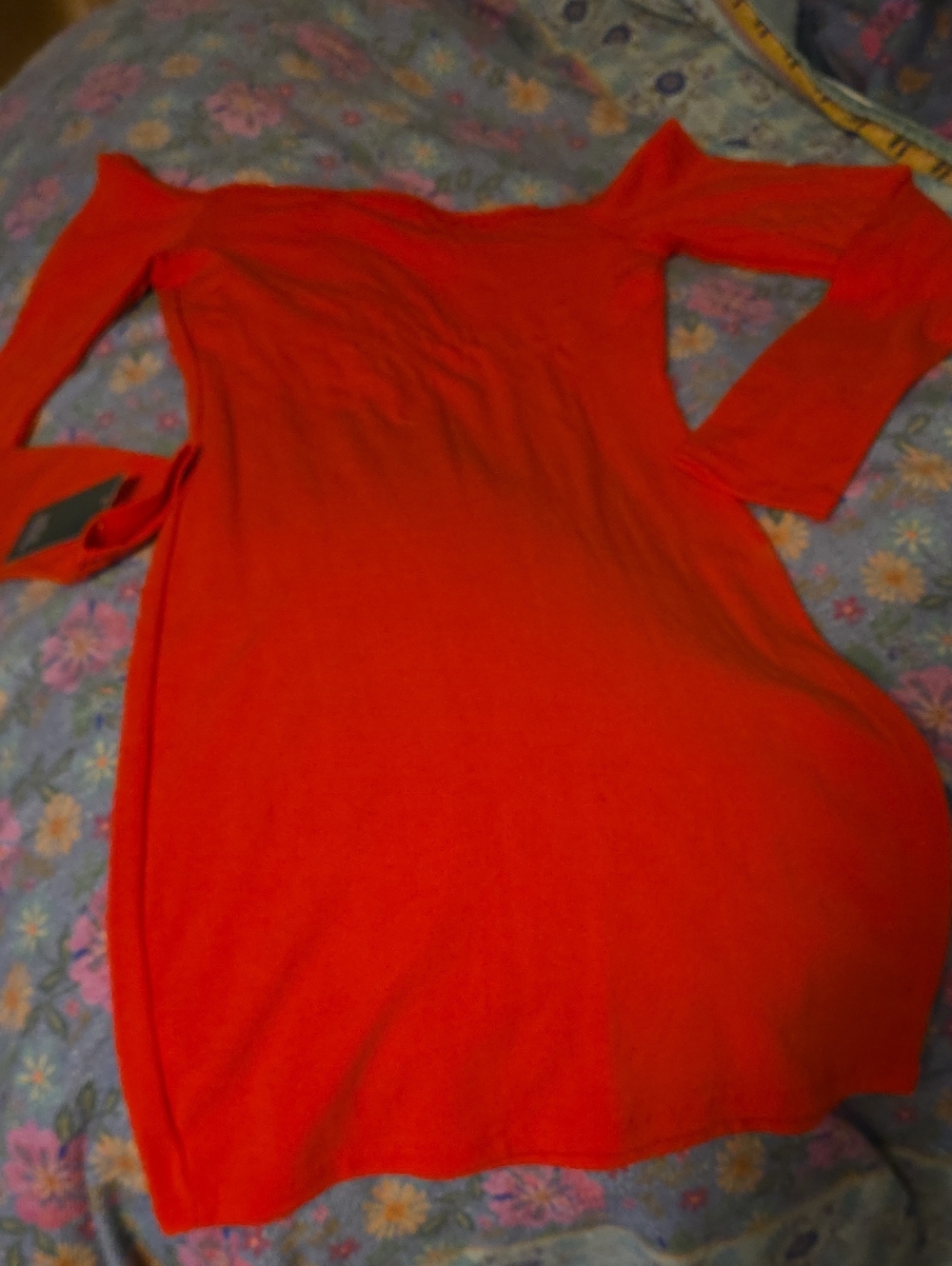 wild fable Red Off-Shoulder Mini Dress